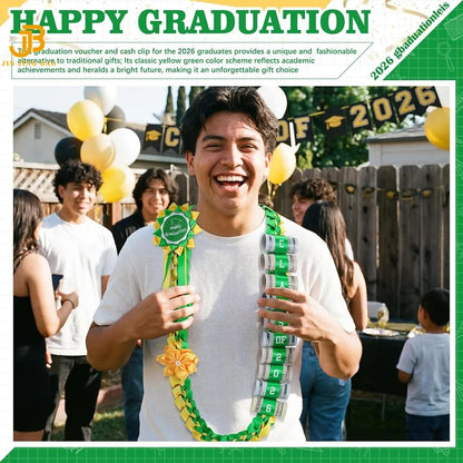 Wholesale 2 Colors Ribbon Graduation Lei for Graduation Senior or Awards Banquets Graduation Ribbon Leis