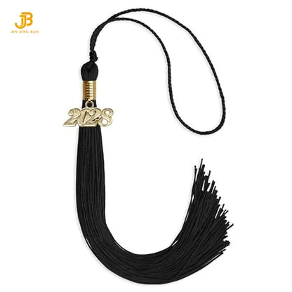 Wholesale White Silky Decorative Tassels Accessories Curtain Tassel Fringe 2025 Graduation Tassel for Clothes