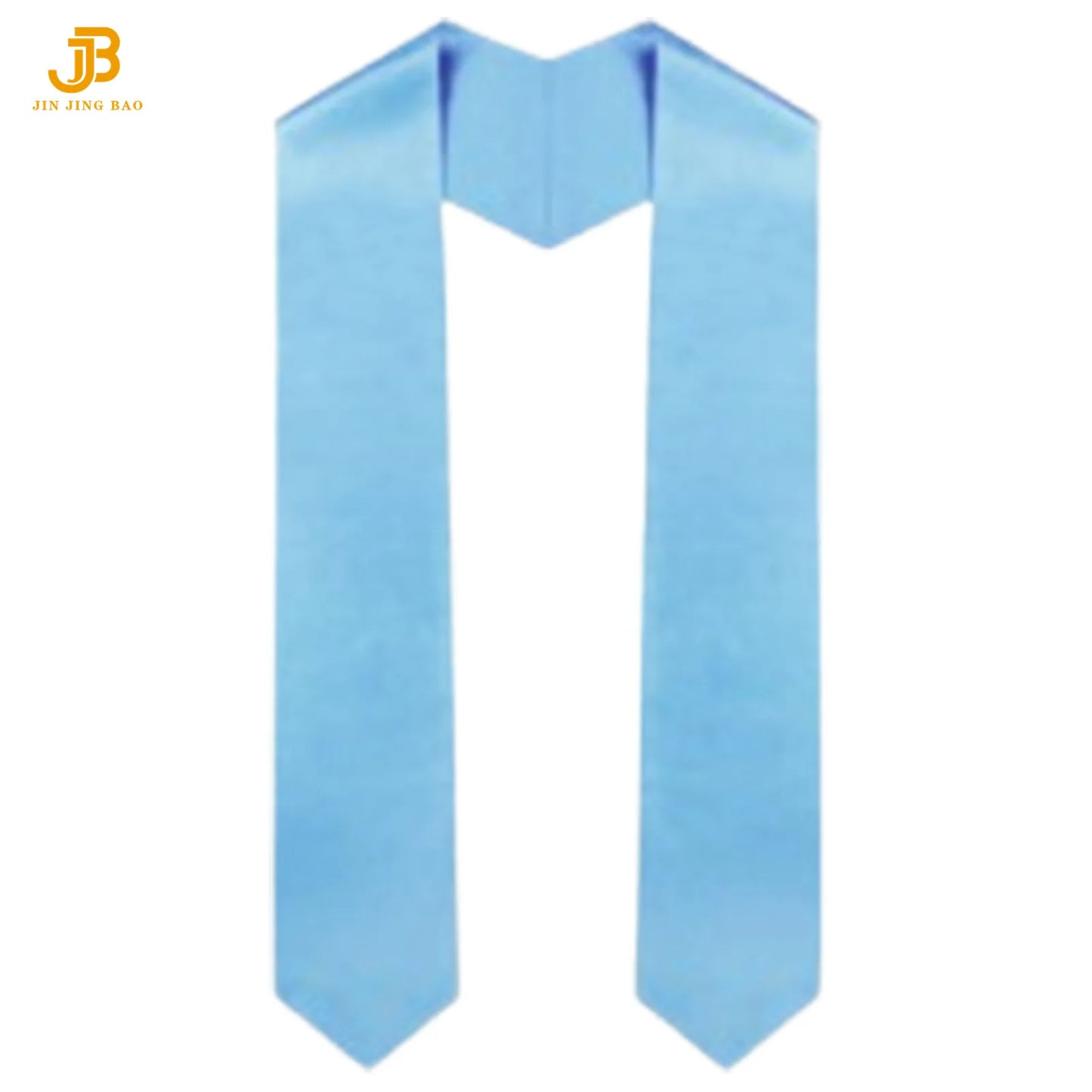 100% Polyester Satin Finish Red Color Plain Satin Graduation Honor Stoles or Sashes
