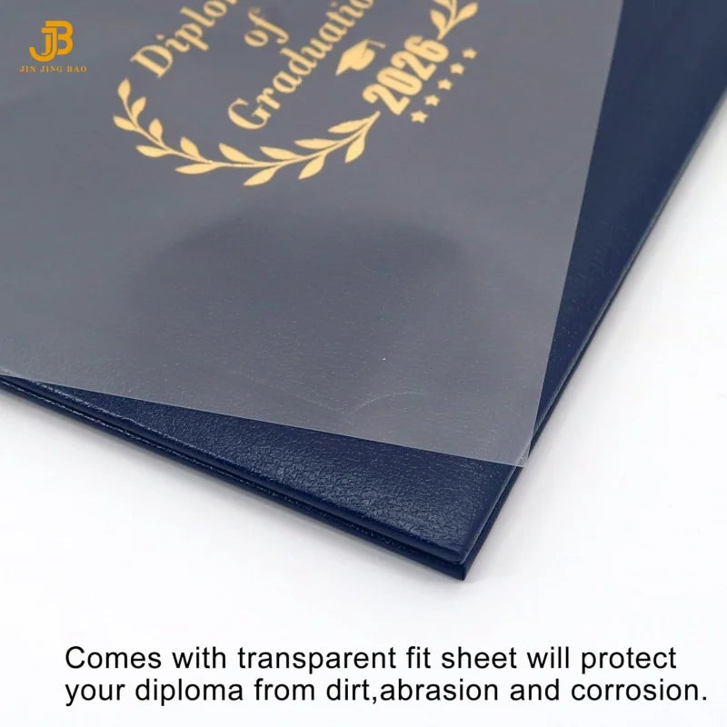 Factory Direct Leatherette Diploma Cover With Custom Logo