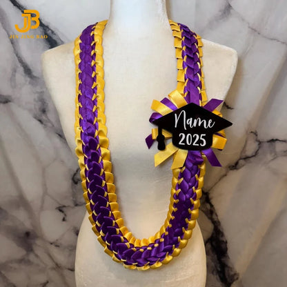 Necklace Flowers Graduation Leis Wedding Decorations Hawaiian Leis Garland Ribbon Weave