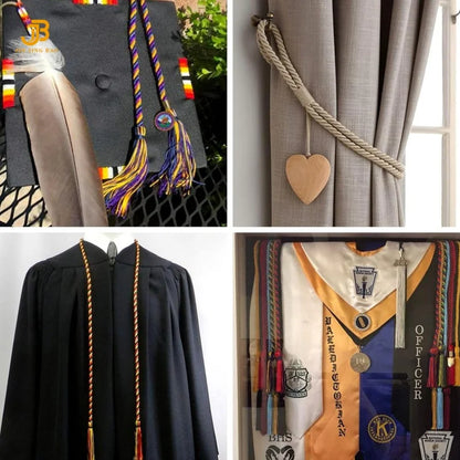 Decorative Double/Three Color Graduation Cord Graduation Honor Cords for University