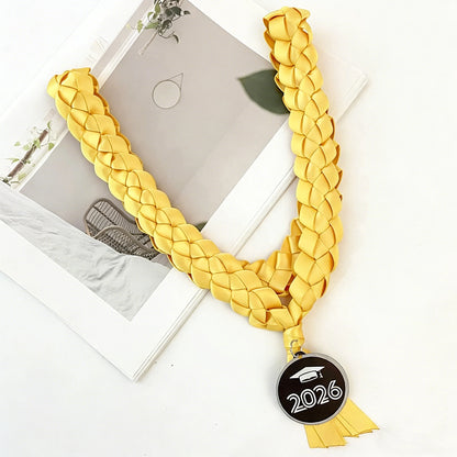 High Quality Wholesale Graduation Ribbon Garland Braided Collar Band Comfortable Ribbon Leis