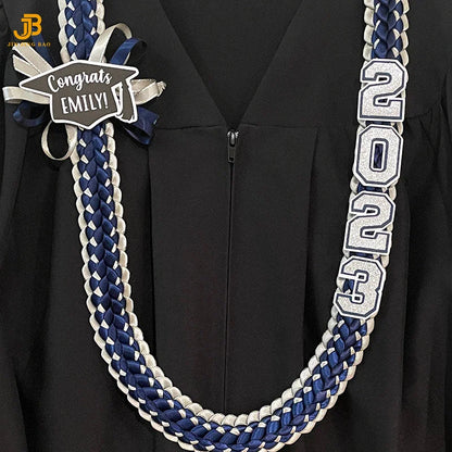 Graduation Leis High School and College Ribbon Weaving Decorative Party Supplies 2025 Graduation Lei