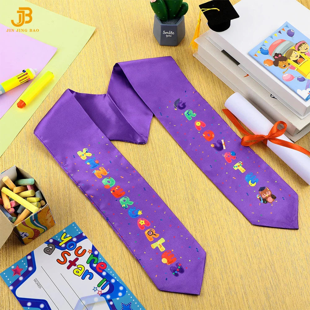 Graduation Stole Assorted Color 60 Inch Stoles for Graduation Blank Graduation Stole Class of 2025 White Red Purple Yellow Pink