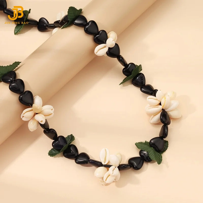 Wholesale Graduation Ceremony Hawaiian Lei Kukui Nut Leis with Green Leaf
