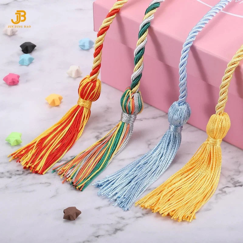 Graduation Honor Cords Graduation Cord 2026 Rayon Braided Tassels Cords for Grads Party Decors Multi-Color Honor Ropes