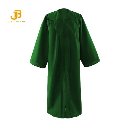 Wholesale Adult Choir Robes 100% Polyester Graduation Gowns 12 Colors Matte College Grad Gown for High School Dress