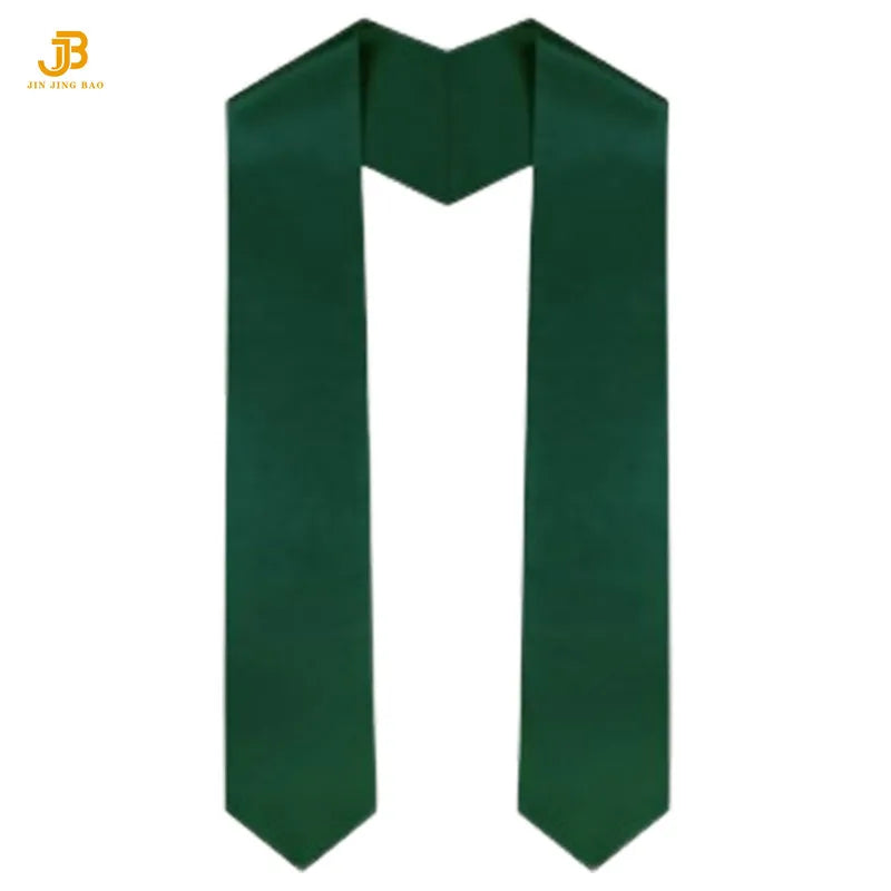 Stock Unisex Graduation Stole Sash Sublimation Stoles for Graduation Adult Plain Blank Plain Scarf Stole