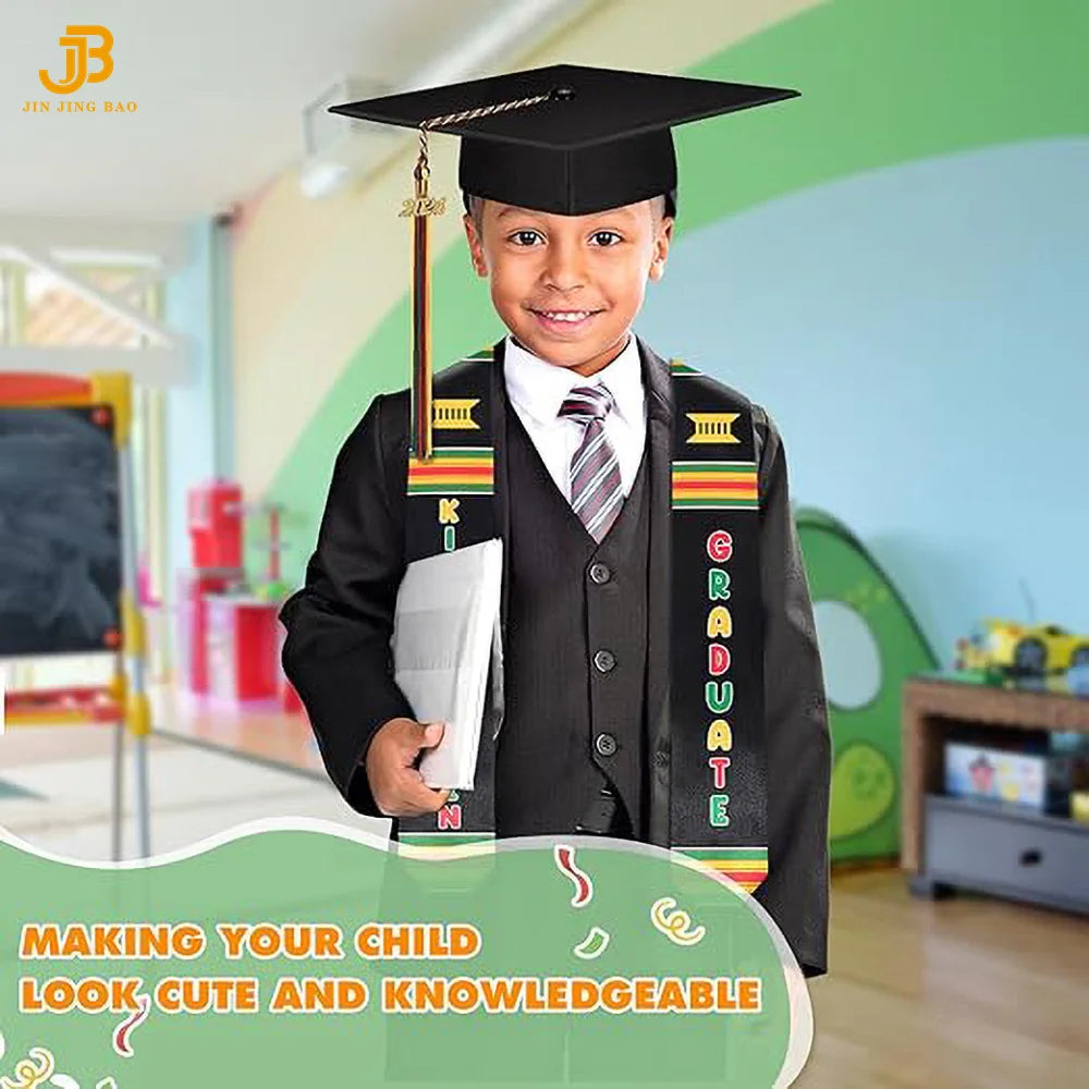 2025 Printed Graduation Stole and Cap for Graduation Graduation Sash Braided Custom