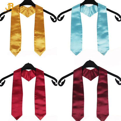 2025 Blank Kids Graduation Stole  Plain Color Unisex Graduation Sash
