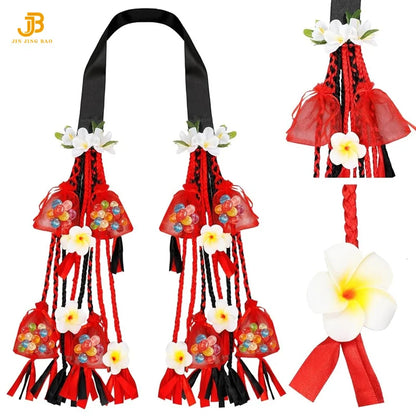 70 Inch Hawaiian Graduation Candy Lei Class of 2026 with Sachet Bags Graduation Lei for Grad Senior High College School Gift