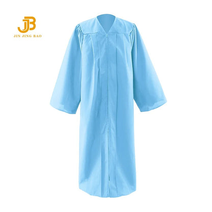Wholesale Adult Choir Robes 100% Polyester Graduation Gowns 12 Colors Matte College Grad Gown for High School Dress