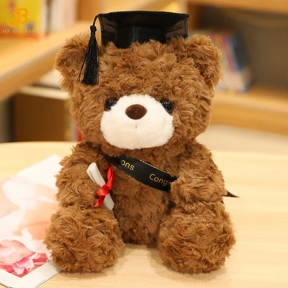 Wholesale Custom Cute Soft School Graduation Gifts Stuffed Plush Teddy Bear Toys