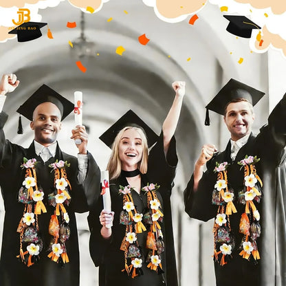 70 Inch Hawaiian Graduation Candy Lei Class of 2026 with Sachet Bags Graduation Lei for Grad Senior High College School Gift