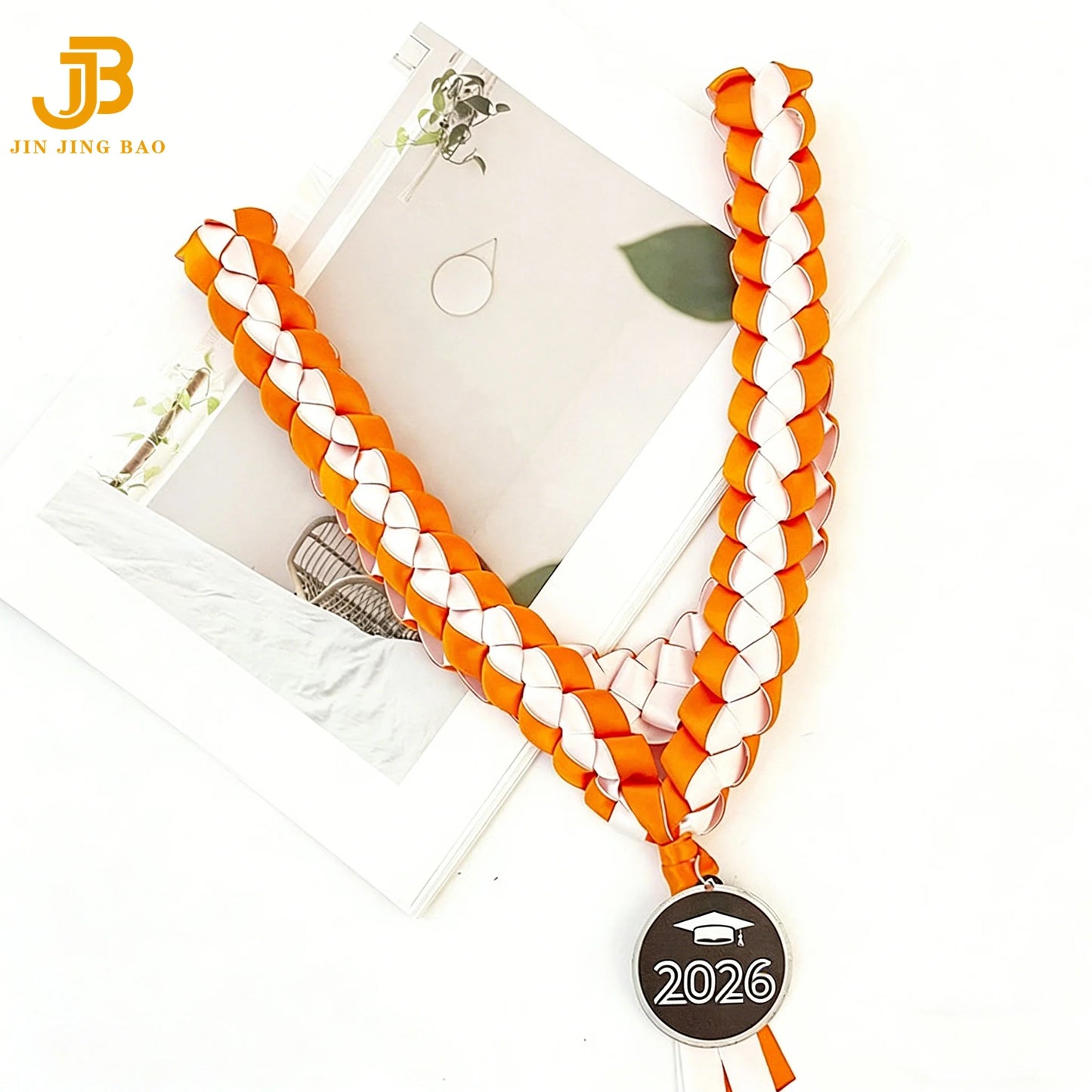 2026 New University Ceremony Celebration Wreath Woven Collar Honor Rope Handmade Graduation Ribbon Leis