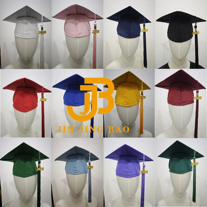 Wholesale Graduation Tassel 2026 Solid Color With Gold Tassel Charm for Graduation Cap Decorations