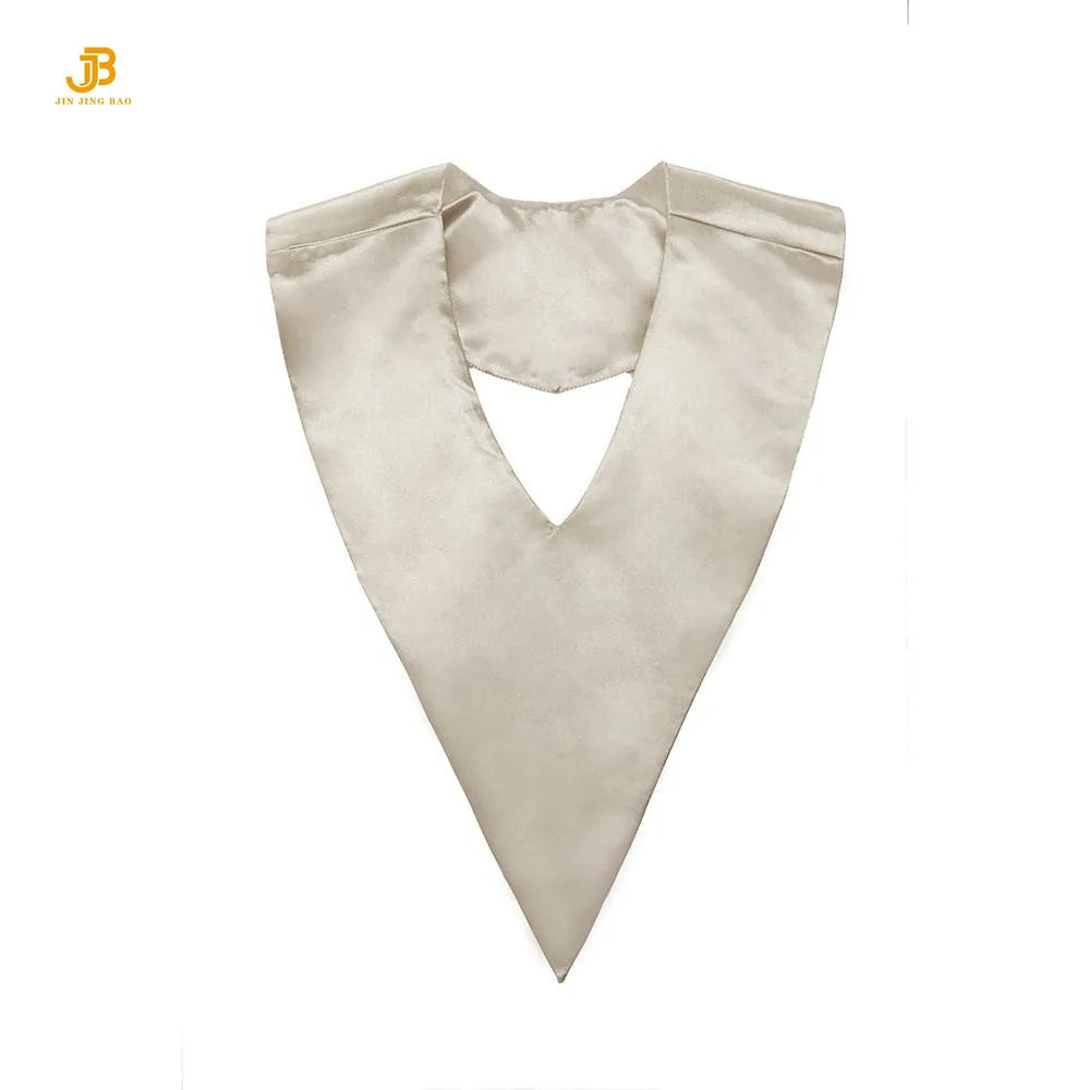 Wholesale Cheap Unisex Pink V Shape Choir Stole in Solid Color Choir Robes