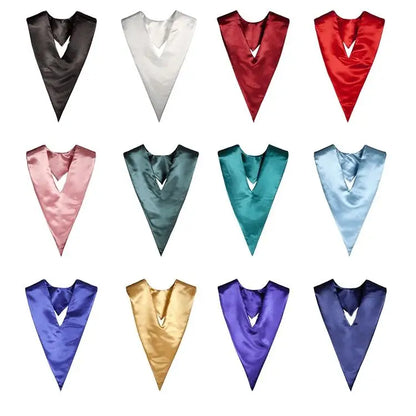 Best Quality V Stole Graduation Academic Sash Embroidered Graduation Stoles in Stock