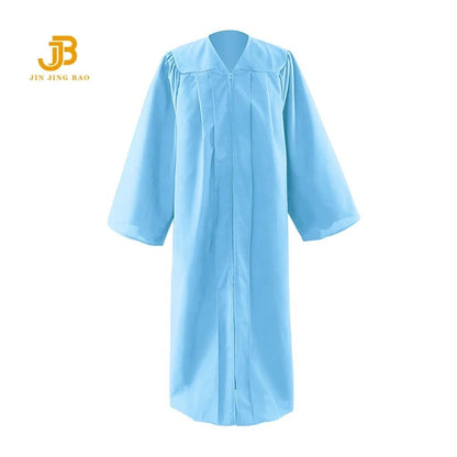Wholesale Adult Choir Robes 100% Polyester Graduation Gowns 12 Colors Matte College Grad Gown for High School Dress